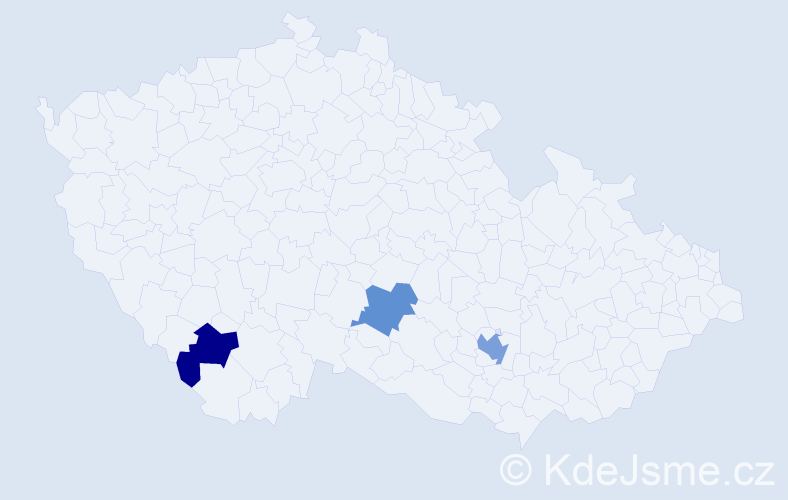 Jméno: 'Rémi', počet výskytů 4 v celé ČR