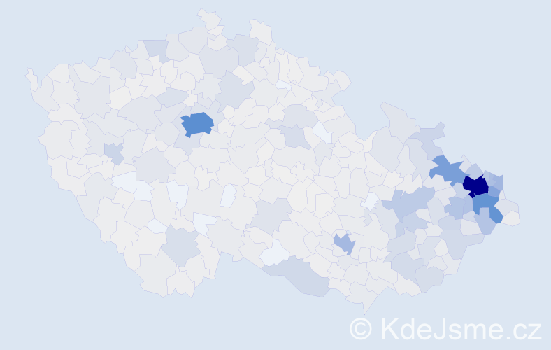 Jméno: 'Lumír', počet výskytů 3539 v celé ČR
