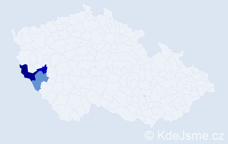 Jméno: 'Manfred Georg', počet výskytů 4 v celé ČR