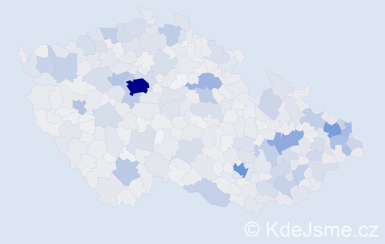 Jméno: 'Evžen', počet výskytů 3572 v celé ČR