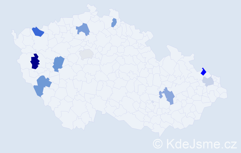 Jméno: 'Friedhelm', počet výskytů 10 v celé ČR