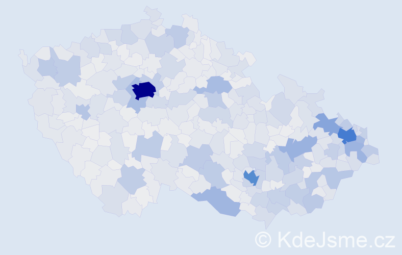 Jméno: 'Robin', počet výskytů 5793 v celé ČR