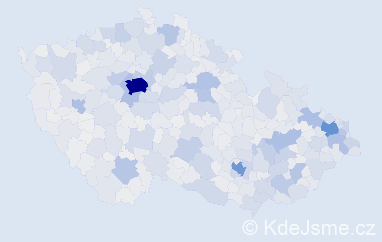 Jméno: 'Adam', počet výskytů 40017 v celé ČR