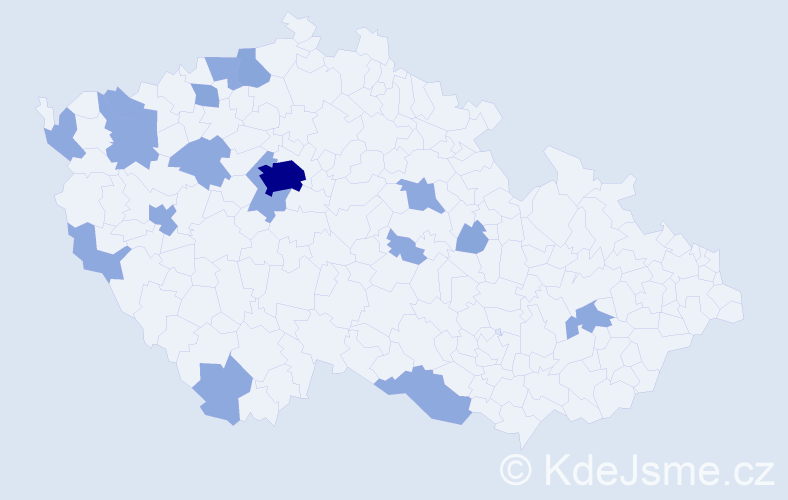 Jméno: 'Luc', počet výskytů 28 v celé ČR