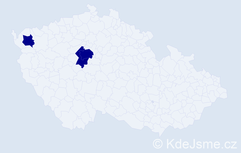 Jméno: 'Davit', počet výskytů 3 v celé ČR