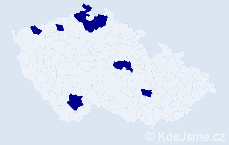 Jméno: 'Filip Pavel', počet výskytů 9 v celé ČR