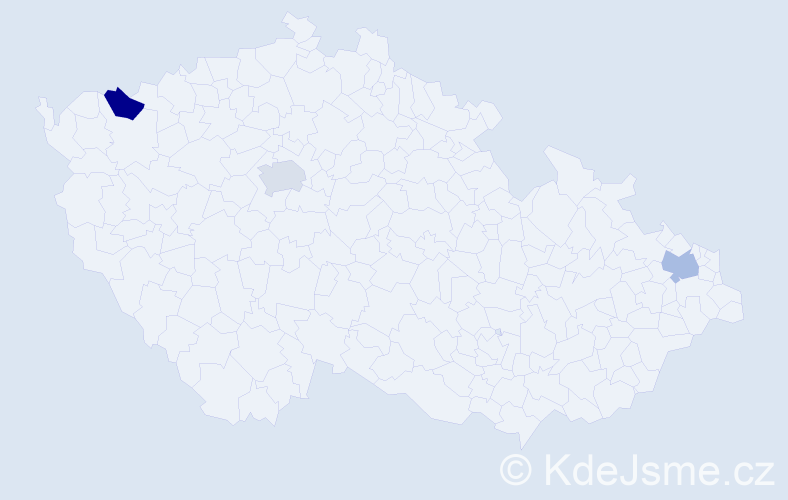 Jméno: 'Thi Mai Linh', počet výskytů 3 v celé ČR