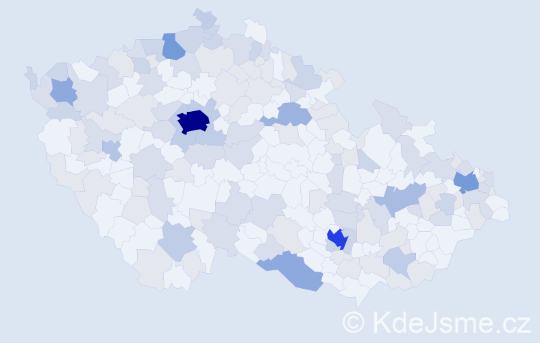 Jméno: 'Charlotte', počet výskytů 310 v celé ČR