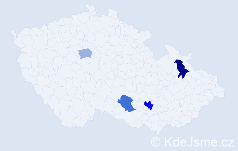 Jméno: 'Nicolás', počet výskytů 10 v celé ČR