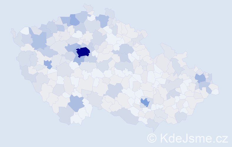 Jméno: 'Bartoloměj', počet výskytů 712 v celé ČR