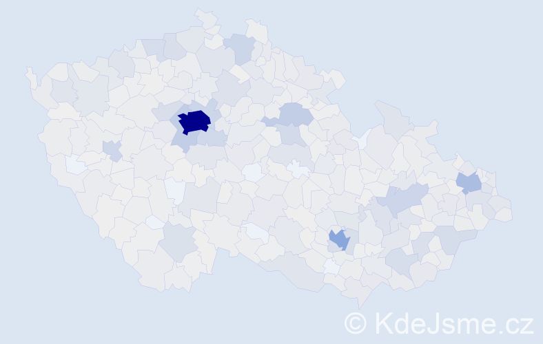 Jméno: 'Mariana', počet výskytů 2514 v celé ČR