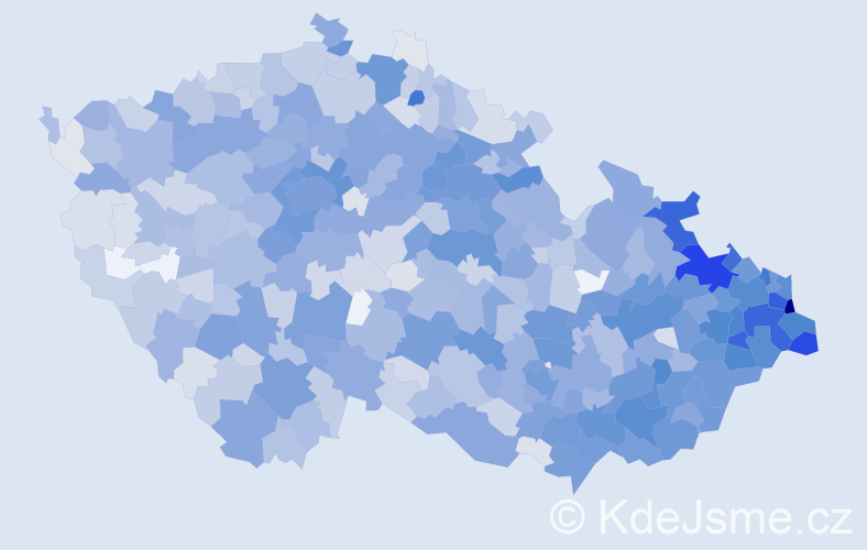 Jméno: 'Beáta', počet výskytů 2641 v celé ČR