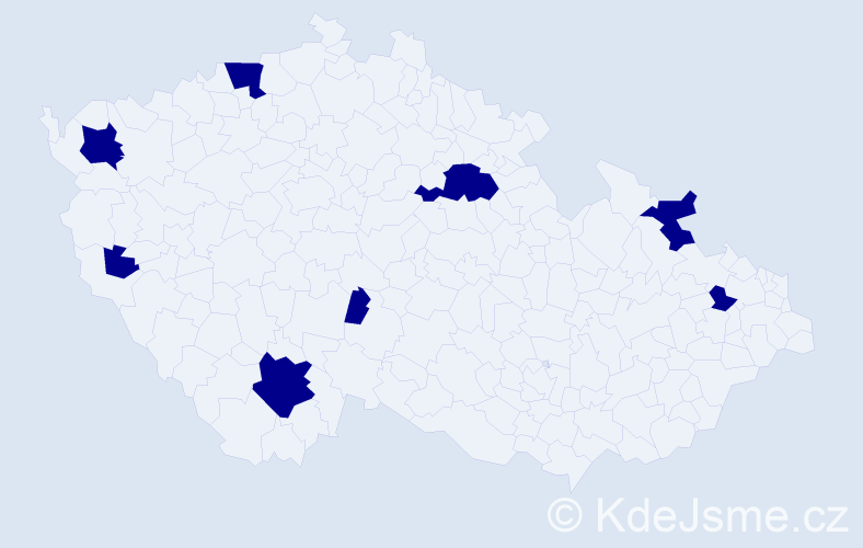 Jméno: 'Petr Adam', počet výskytů 8 v celé ČR