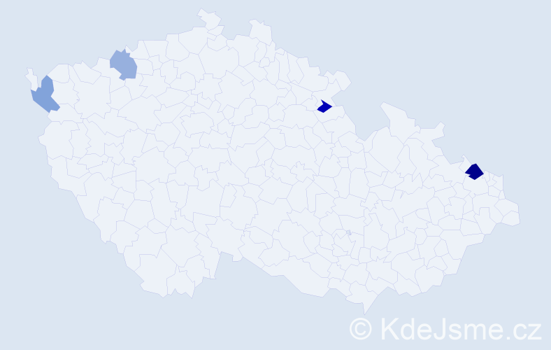 Jméno: 'Rozemarie', počet výskytů 6 v celé ČR