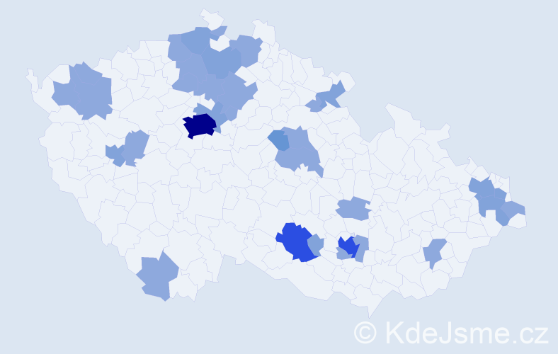 Jméno: 'Riana', počet výskytů 59 v celé ČR