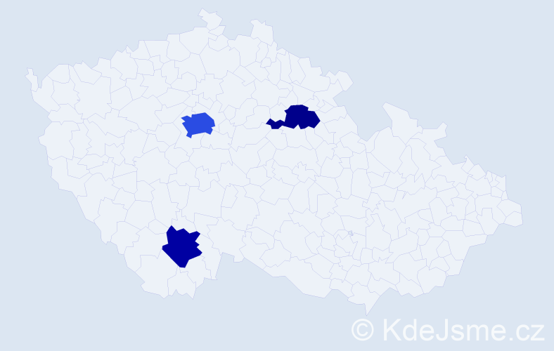 Jméno: 'Ulughbek', počet výskytů 6 v celé ČR