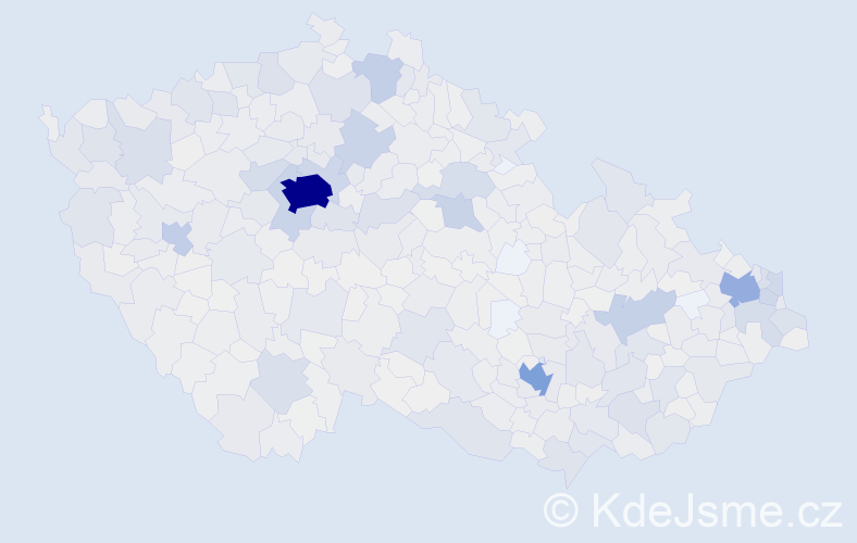 Jméno: 'Katarína', počet výskytů 3617 v celé ČR