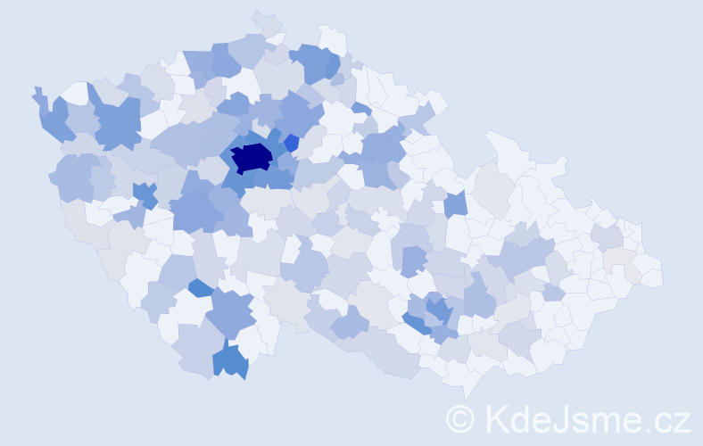 Jméno: 'Viktoriya', počet výskytů 811 v celé ČR