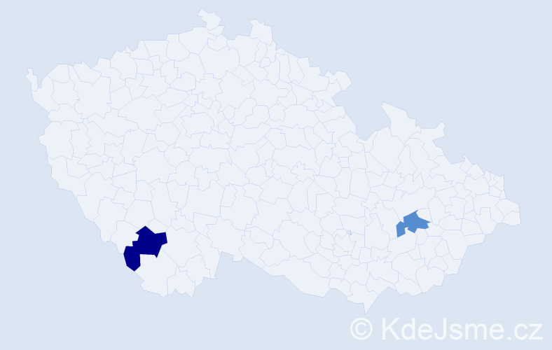 Jméno: 'Chau Tuan', počet výskytů 2 v celé ČR