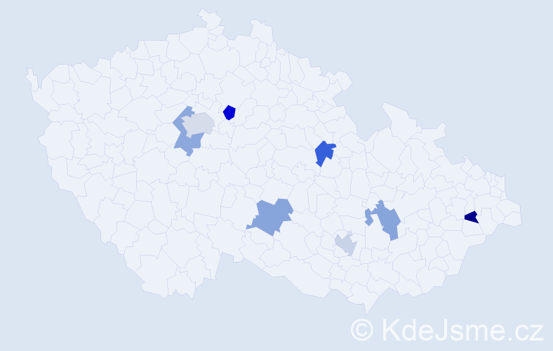 Jméno: 'David Richard', počet výskytů 9 v celé ČR