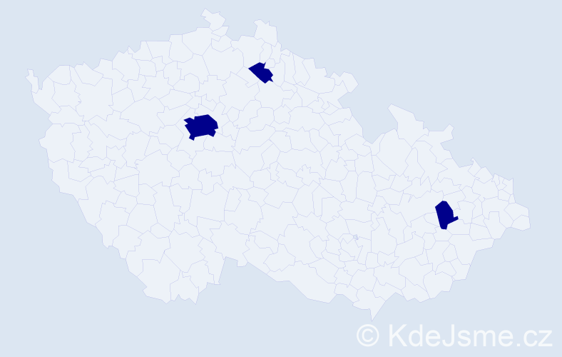 Jméno: 'Matouš Pavel', počet výskytů 3 v celé ČR