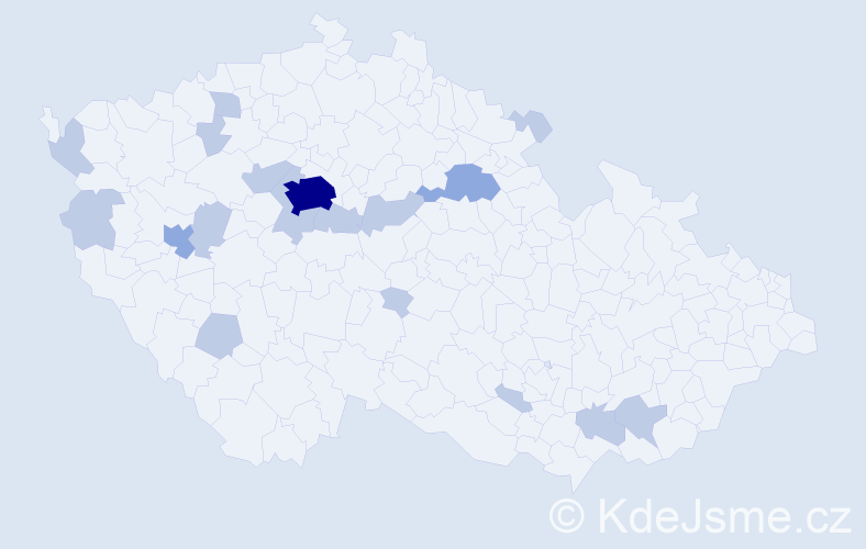 Jméno: 'Neonila', počet výskytů 29 v celé ČR