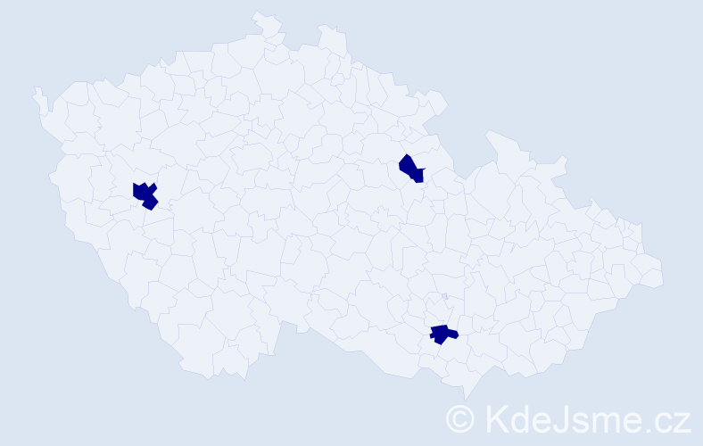 Jméno: 'Sukhrob', počet výskytů 3 v celé ČR