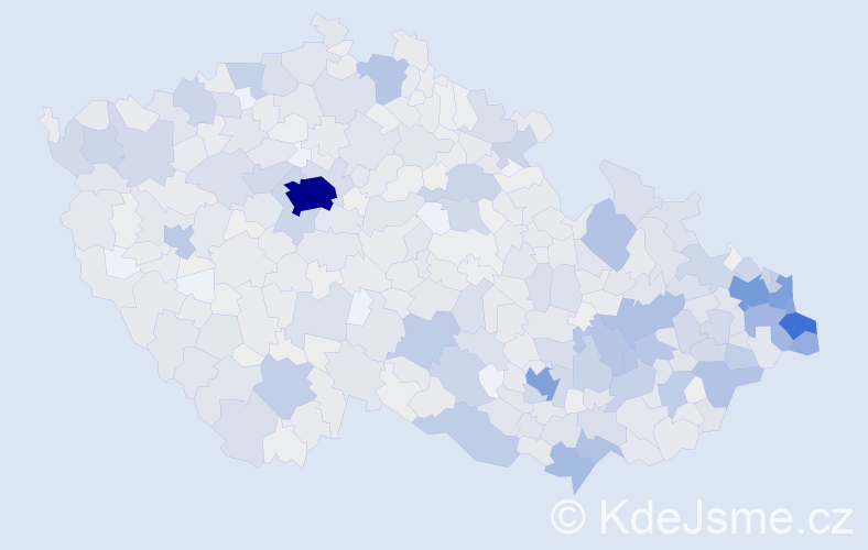 Jméno: 'Žofie', počet výskytů 2440 v celé ČR