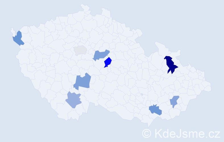 Jméno: 'Jan Mikuláš', počet výskytů 10 v celé ČR