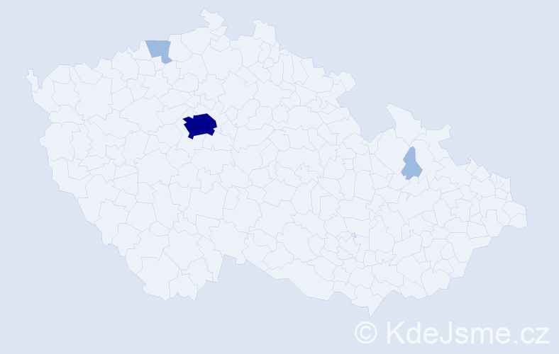 Jméno: 'Ennio', počet výskytů 6 v celé ČR