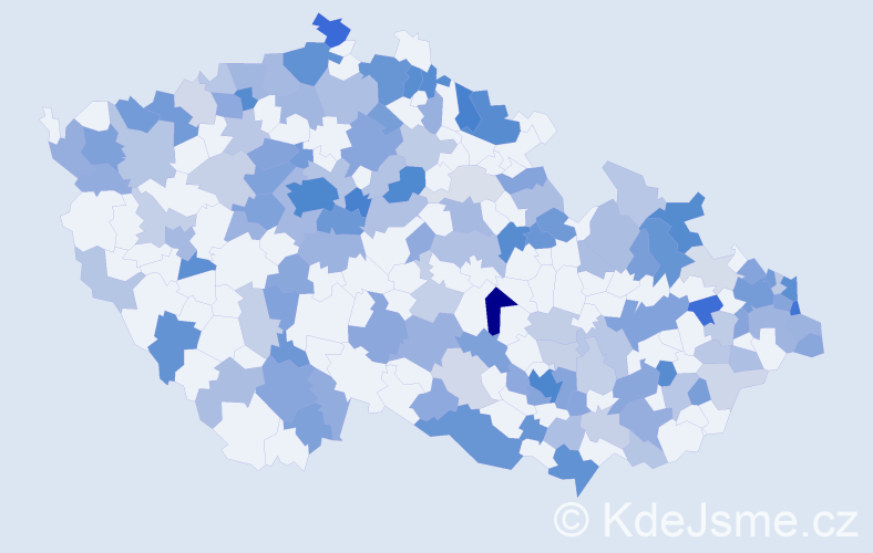 Jméno: 'Lena', počet výskytů 349 v celé ČR
