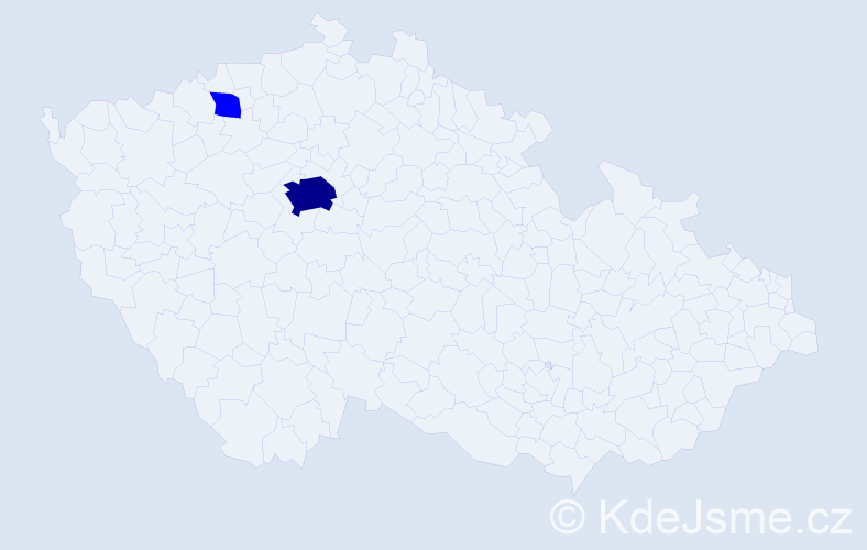Jméno: 'Nikolas Pavel', počet výskytů 3 v celé ČR