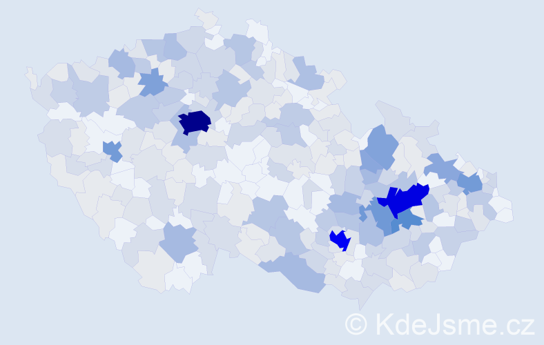 Jméno: 'Dobroslava', počet výskytů 778 v celé ČR