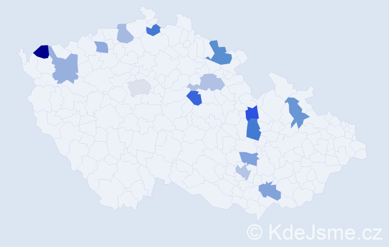 Jméno: 'Adam Pavel', počet výskytů 18 v celé ČR