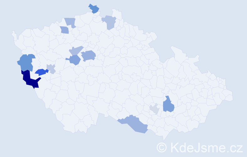 Jméno: 'Thanh Tam', počet výskytů 24 v celé ČR