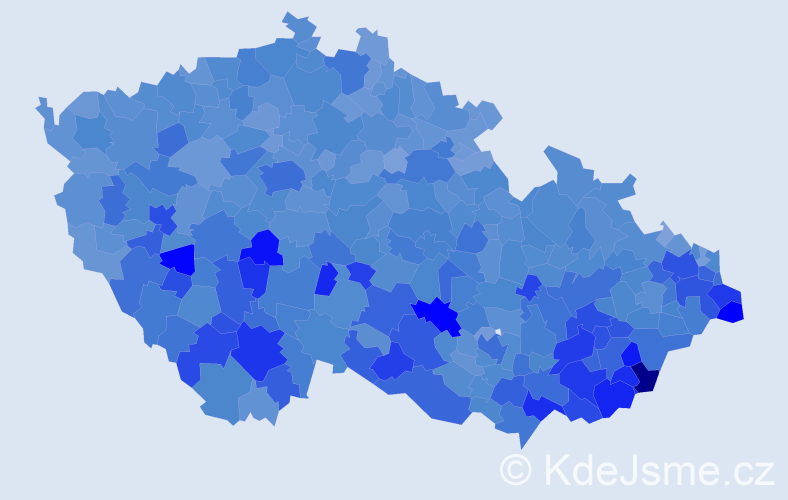 Jméno: 'Stanislav', počet výskytů 65077 v celé ČR