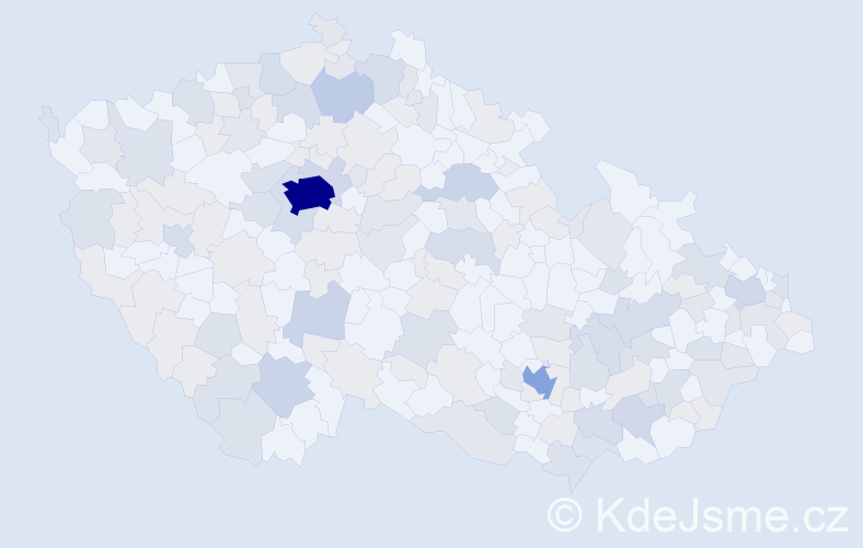 Jméno: 'Jasmína', počet výskytů 330 v celé ČR