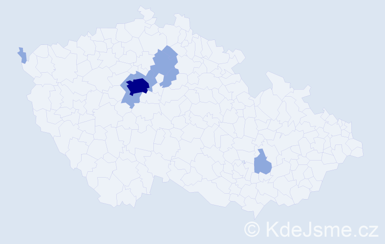 Jméno: 'Tayisiya', počet výskytů 14 v celé ČR