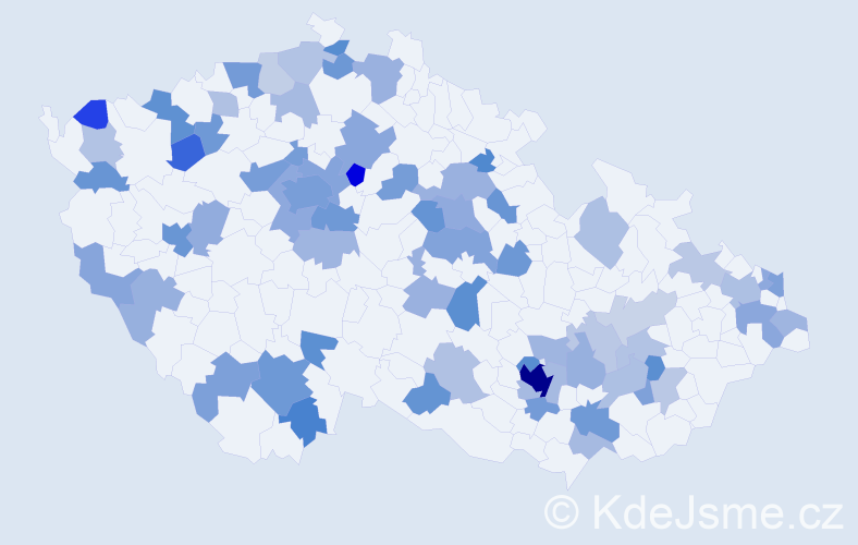 Jméno: 'Nicholas', počet výskytů 136 v celé ČR
