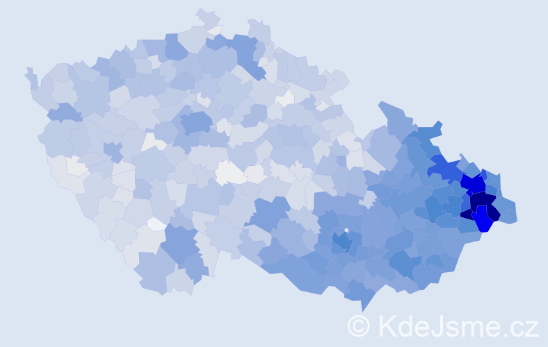 Jméno: 'Dalibor', počet výskytů 8108 v celé ČR