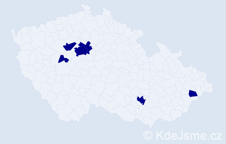 Jméno: 'Líza', počet výskytů 6 v celé ČR