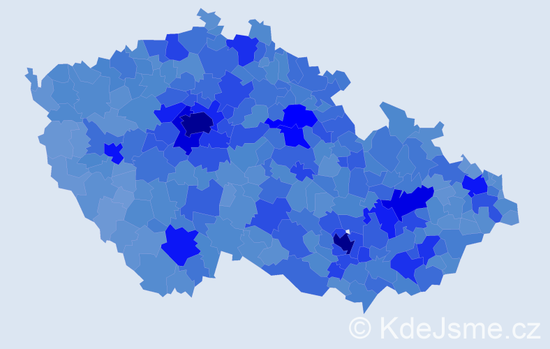 Jméno: 'Michal', počet výskytů 122735 v celé ČR