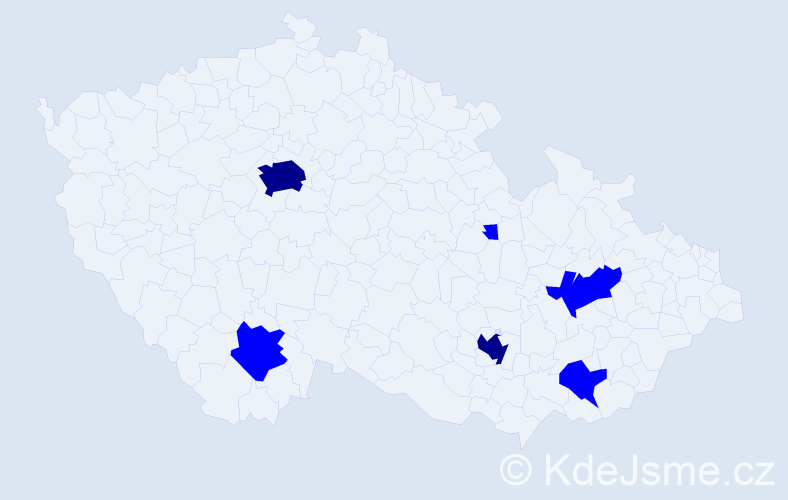 Jméno: 'Mathieu', počet výskytů 8 v celé ČR