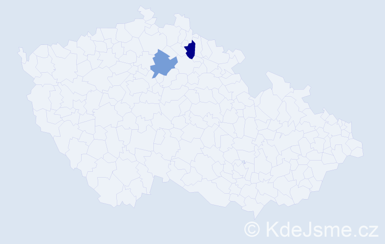 Jméno: 'Yozef', počet výskytů 2 v celé ČR