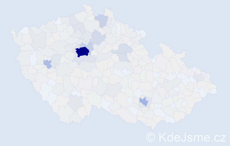 Jméno: 'Hanna', počet výskytů 2299 v celé ČR