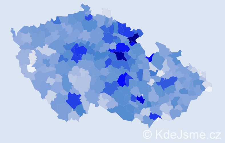 Jméno: 'Dita', počet výskytů 5035 v celé ČR