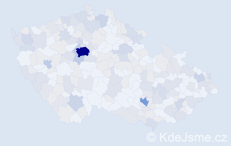 Jméno: 'William', počet výskytů 378 v celé ČR
