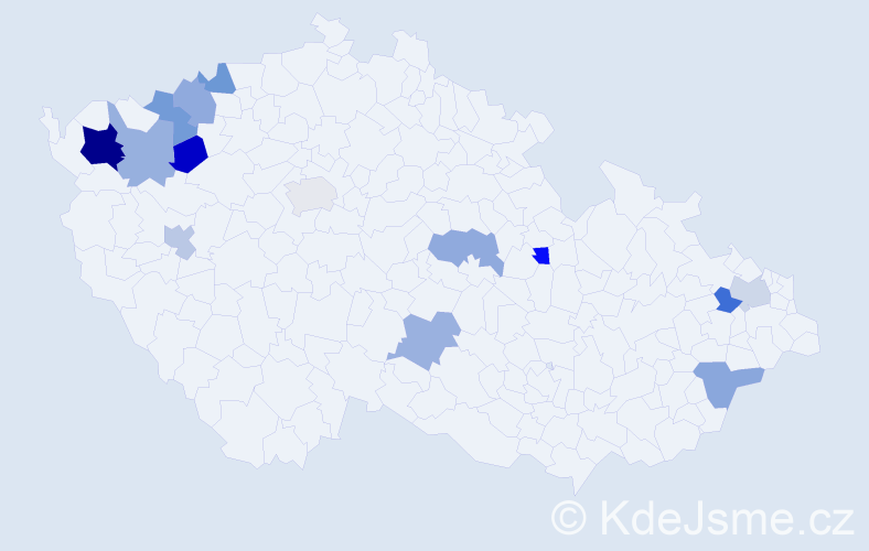 Jméno: 'Annaliese', počet výskytů 18 v celé ČR