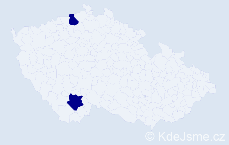 Jméno: 'Bishnu Prasad', počet výskytů 2 v celé ČR