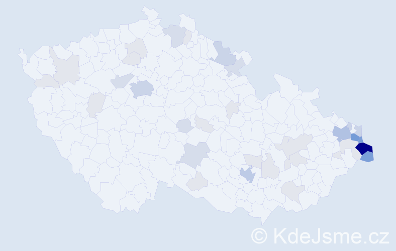 Jméno: 'Henryk', počet výskytů 120 v celé ČR